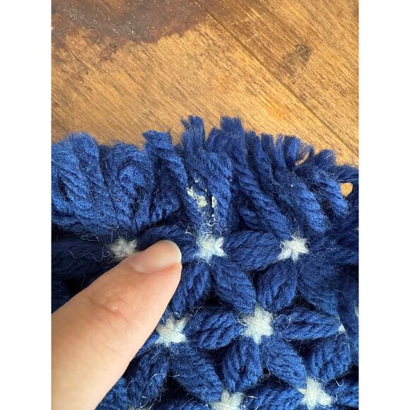 Handmade Vintage Hexagon Shape Crocheted Hot Pad Trivet Coaster Doilies Set of 4 - Picture 6 of 7